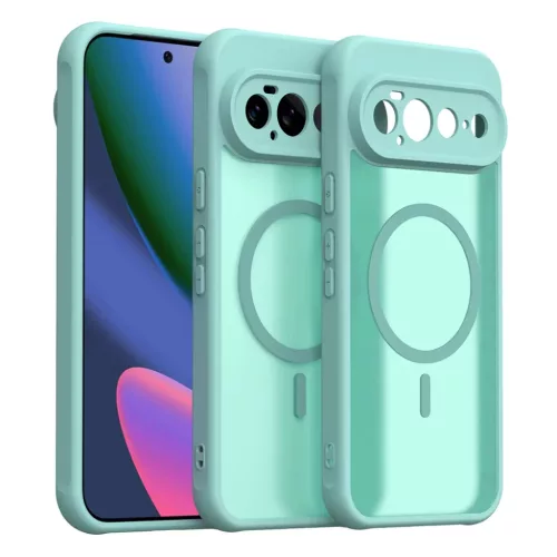  Google Pixel 11 Pro XL mentazöld Techsuit HaloFrost II MagSafe tok-5949419384491 2 kép