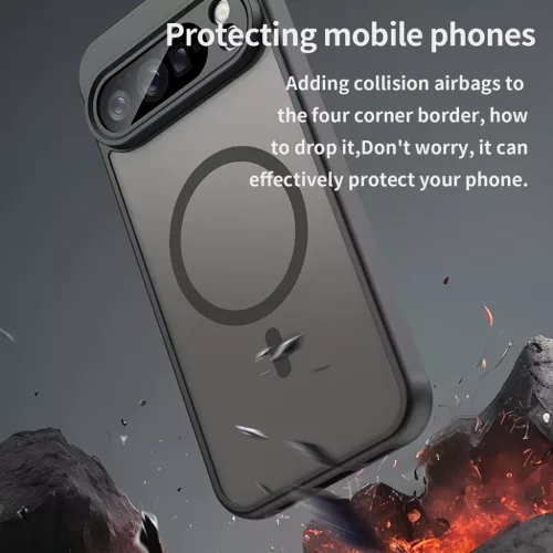  Google Pixel 11 Pro XL mentazöld Techsuit HaloFrost II MagSafe tok-5949419384491 5 kép