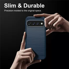  Google Pixel 11 / Pixel 11 Pro kék Techsuit Carbon Silicone ütésá-5949419384378 2 kép