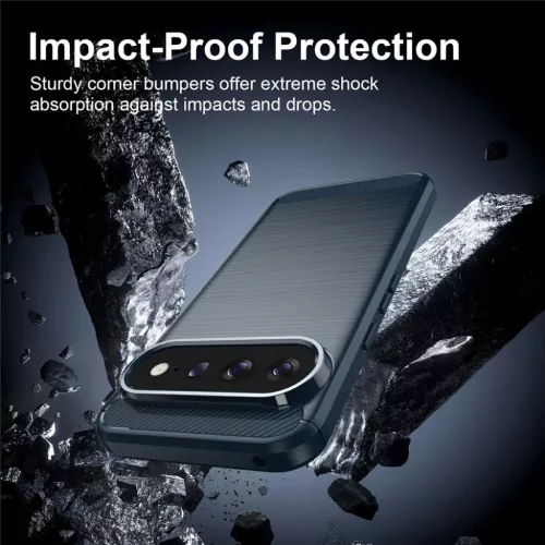  Google Pixel 11 / Pixel 11 Pro kék Techsuit Carbon Silicone ütésá-5949419384378 6 kép