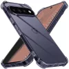  Google Pixel 11 füstfekete Techsuit ütésálló átlátszó szilikontok