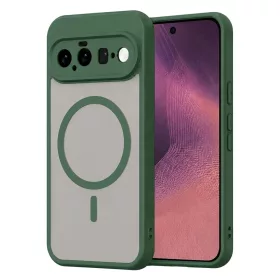  Google Pixel 11 zöld Techsuit HaloFrost II MagSafe tok