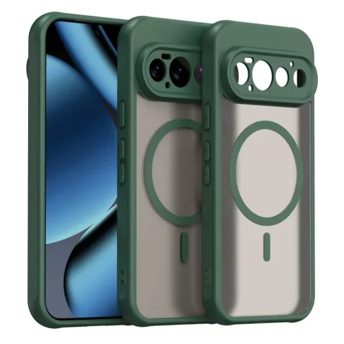  Google Pixel 11 Pro zöld Techsuit HaloFrost II MagSafe tok-5949419384101 2 kép