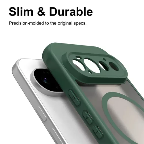  Google Pixel 11 Pro zöld Techsuit HaloFrost II MagSafe tok-5949419384101 5 kép