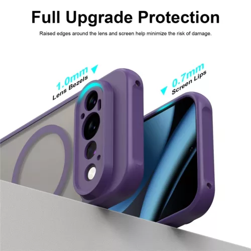  Google Pixel 11 Pro lila Techsuit HaloFrost II MagSafe tok-5949419384071 3 kép