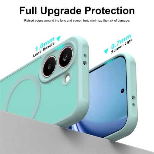  Samsung Galaxy S26 FE mentazöld Techsuit HaloFrost II MagSafe tok-5949419384774 5 kép