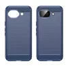  Google Pixel 10a kék Techsuit Carbon Silicone ütésálló tok-5949419384767 2 kép