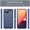  Google Pixel 10a kék Techsuit Carbon Silicone ütésálló tok-5949419384767 6 kép