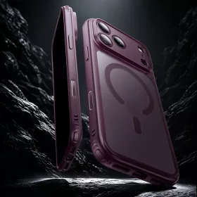 iPhone 18 Pro / iPhone 17 Pro matt mélybordó ESR Classic Hybrid Halo-4894240303207 2 kép