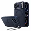iPhone 18 Pro / iPhone 17 Pro Matt kék ESR Classic Hybrid HaloLock Stash Stand tok