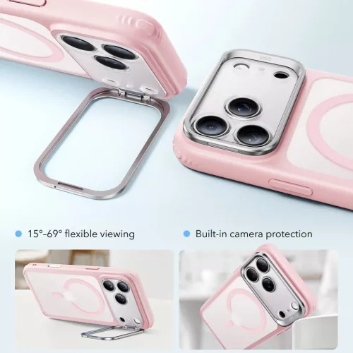  iPhone 18 Pro Max / iPhone 17 Pro Max Frosted Bubblegum Pink ESR Clas-4894240304150 4 kép