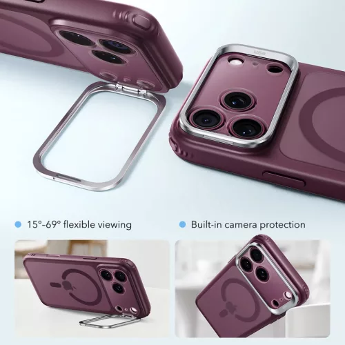 Apple iPhone 18 Pro Max / iPhone 17 Pro Max matt mélybordó ESR Class-4894240303801 4 kép