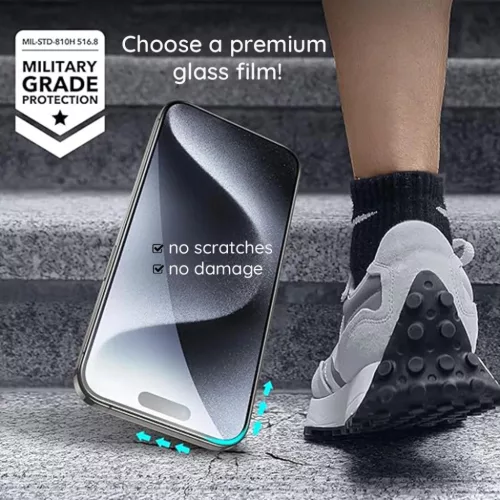 iPhone 18 Pro / iPhone 17 Pro ESR UltraFit Classic átlátszó üvegf�-4894240306727 3 kép
