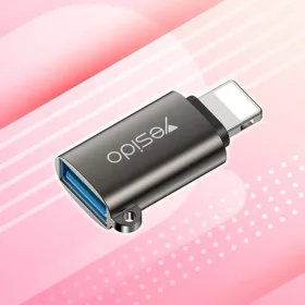 OTG Adapter (GS14) - USB 3.0 to Lightning Yesido - Plug & Play, 480Mbp-6971050264480 2 kép
