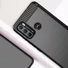  Techsuit - Szénszálas Szilikon - Motorola Moto G60 - Fekete tok-5949419031401 3 kép