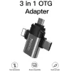  OTG Adapter (GS15) Yesido - USB-ről Lightningre, Micro-USB-re, Type--6971050264497 3 kép