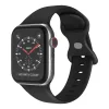 Apple Watch 1/2/3/4/5/6/7/8/9/10/SE/SE 2/Ultra/Ultra 2/Ultra 3/Ultra 4 (42/44/45/46/49mm) Techsuit - Watchband (W031), Fekete