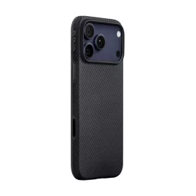   iPhone 17 Pro Max PITAKA Aramid UltraGuard MagSafe fekete szürke tok