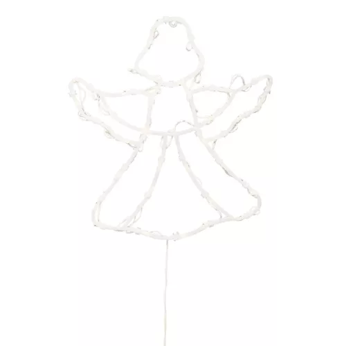 HOME KID501WW angyal ablakdísz, 35 db melegfehér LED, időzítő, k�-5999084972851 2 kép