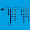Home KKF 608/WW LED-es fényfüggöny, 20 m / 600 db melegfehér LED, -5999084949976 2 kép