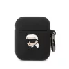 Airpods 1/2 Karl Lagerfeld 3D Logo NFT Karl Head szilikon tok fekete-3666339087807 1 kép