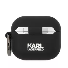 Airpods 3 Karl Lagerfeld 3D Logo NFT Karl Head Szilikon tok fekete (KL-3666339087821 2 kép