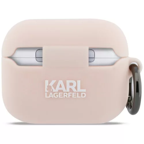 AirPods Pro 3 Karl Lagerfeld Choupette Head 3D szilikon tok rózsaszí-3666339574888 3 kép