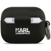 Karl Lagerfeld Szilikon Karl Fej 3D AirPods Pro 3 fekete tok-3666339574666 3 kép