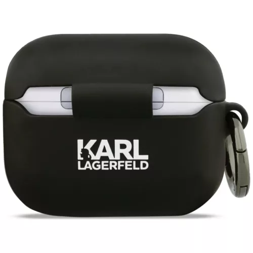 Karl Lagerfeld Szilikon Karl Fej 3D AirPods Pro 3 fekete tok-3666339574666 3 kép