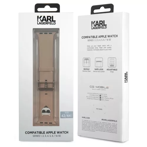 Apple Watch 4/5/6/7/8/SE/Ultra (42/44/45/49mm) Karl Lagerfeld Choupett-3666339033682 3 kép
