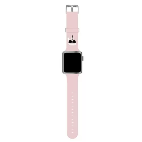 Apple Watch 38/ 40/ 41mm Karl Lagerfeld KLAWMSLKP Karl Head óraszíj -3666339031626 3 kép