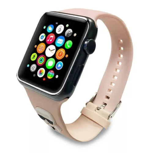 Apple Watch 38/ 40/ 41mm Karl Lagerfeld KLAWMSLKP Karl Head óraszíj -3666339031626 4 kép
