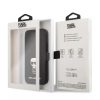 iPhone 12 mini Karl Lagerfeld KLFLBKP12SIKMSBK Saffiano Ikonik Metal f-3700740492154 3 kép