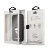 iPhone 12 mini Karl Lagerfeld KLFLBKP12SIKMSBK Saffiano Ikonik Metal f-3700740492154 3 kép