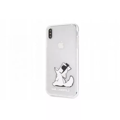 Karl Lagerfeld Choupette mintás tok iPhone XS MAX áttetsző-3700740436004 5 kép