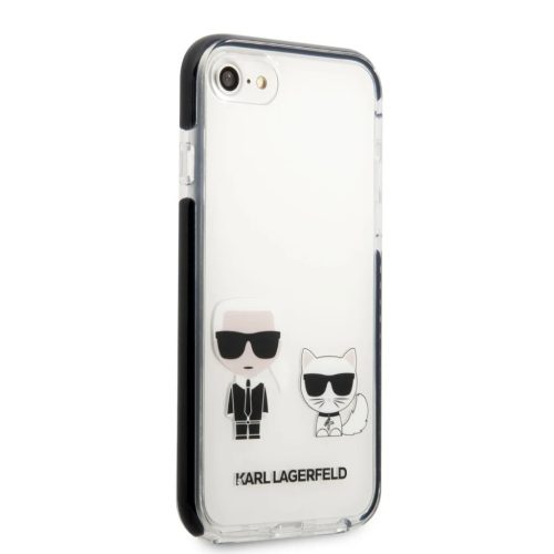 iPhone 7/8/SE2020/SE2022 Karl Lagerfeld TPE tok fekete (KLHCI8TPEKCW)-3666339050009 1 kép