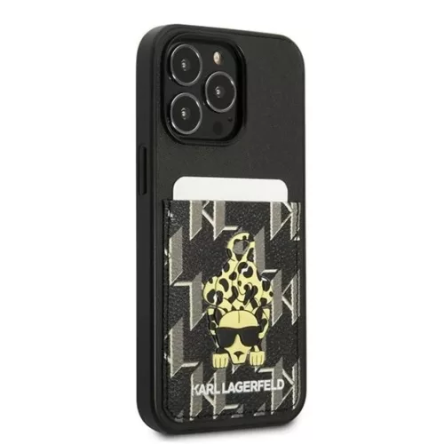 iPhone 13 Pro Karl Lagerfeld KLHCP13LCANCNK Karlimals CardSlot tok fek-3666339049782 7 kép