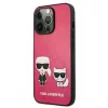 iPhone 13 Pro Karl Lagerfeld Ikonik Karl Choupette tok rózsaszín (KL-3666339027278 4 kép