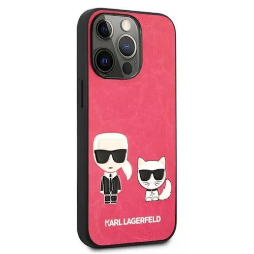 iPhone 13 Pro Karl Lagerfeld Ikonik Karl Choupette tok rózsaszín (KL-3666339027278 6 kép
