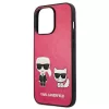 iPhone 13 Pro Karl Lagerfeld Ikonik Karl Choupette tok rózsaszín (KL-3666339027278 8 kép