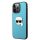 iPhone 13 Pro Karl Lagerfeld KLHCP13LPKMB Ikonik Karl Head PU tok kék-3666339028633 4 kép
