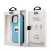 iPhone 13 Pro Karl Lagerfeld KLHCP13LPKMB Ikonik Karl Head PU tok kék-3666339028633 2 kép