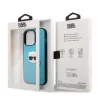 iPhone 13 Pro Karl Lagerfeld KLHCP13LPKMB Ikonik Karl Head PU tok kék-3666339028633 2 kép