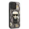iPhone 13 Pro Karl Lagerfeld Ikonik Flower tok szürke (KLHCP13LPMNFIK-3666339049461 4 kép