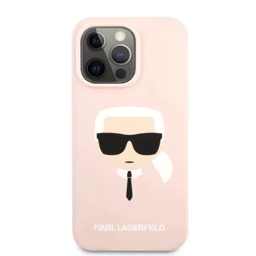 iPhone 13 Pro Karl Lagerfeld Head Silicone KLHCP13LSLKHP tok Light Pin-3666339027759 1 kép
