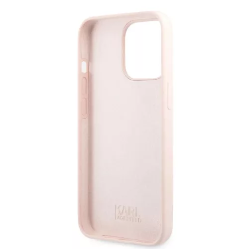 iPhone 13 Pro Karl Lagerfeld Head Silicone KLHCP13LSLKHP tok Light Pin-3666339027759 4 kép