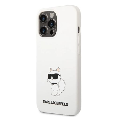 iPhone 13 Pro Karl Lagerfeld KLHCP13LSNCHBCH Liquid Silicone Choupette-3666339102258 1 kép