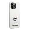 iPhone 13 Pro Karl Lagerfeld KLHCP13LSNCHBCH Liquid Silicone Choupette-3666339102258 5 kép