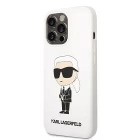 iPhone 13 Pro Karl Lagerfeld KLHCP13LSNIKBCH Liquid Silicone Ikonik NF-3666339102173 1 kép