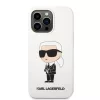 iPhone 13 Pro Karl Lagerfeld KLHCP13LSNIKBCH Liquid Silicone Ikonik NF-3666339102173 2 kép